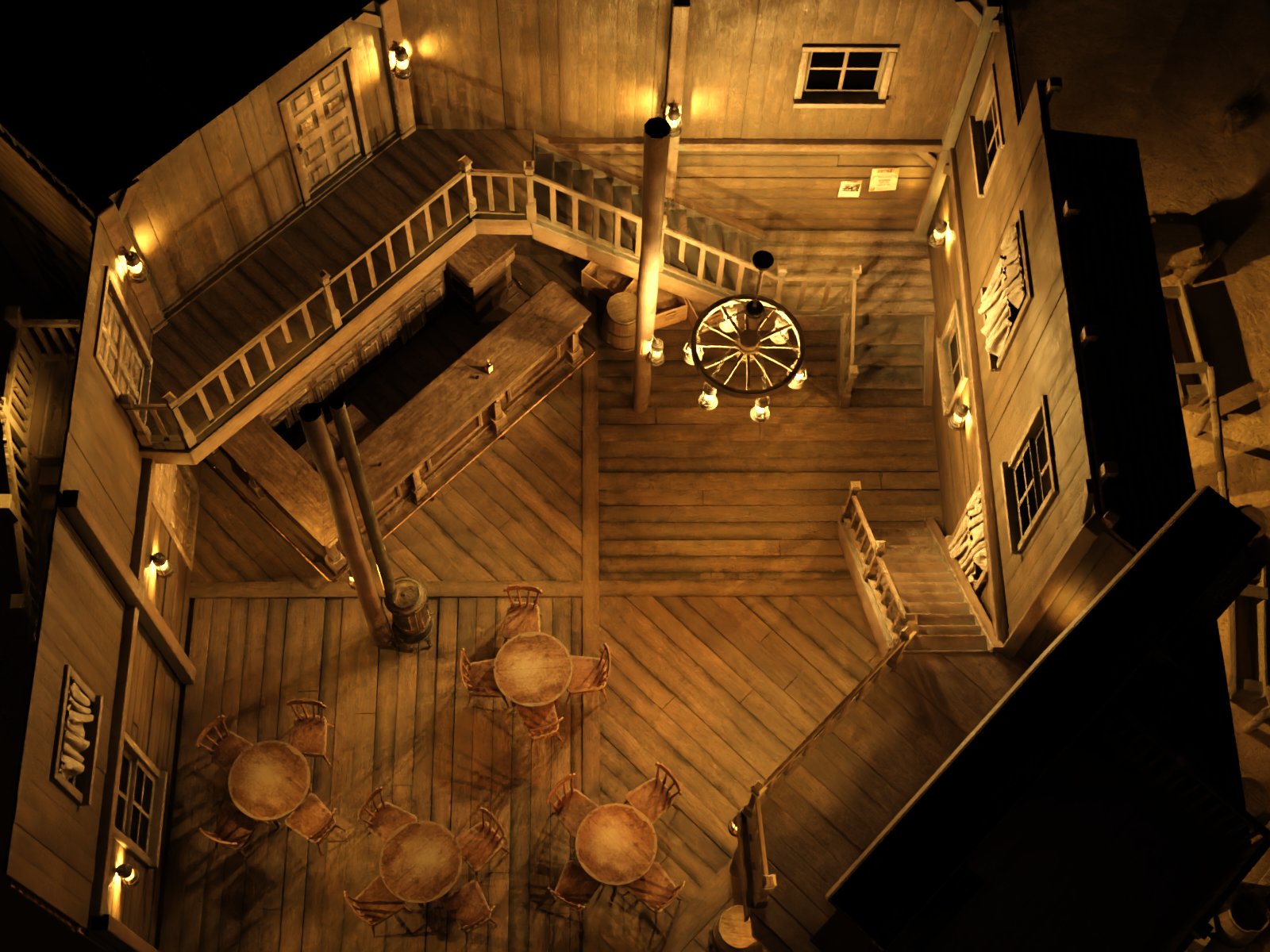 Silver Dollar Saloon Map