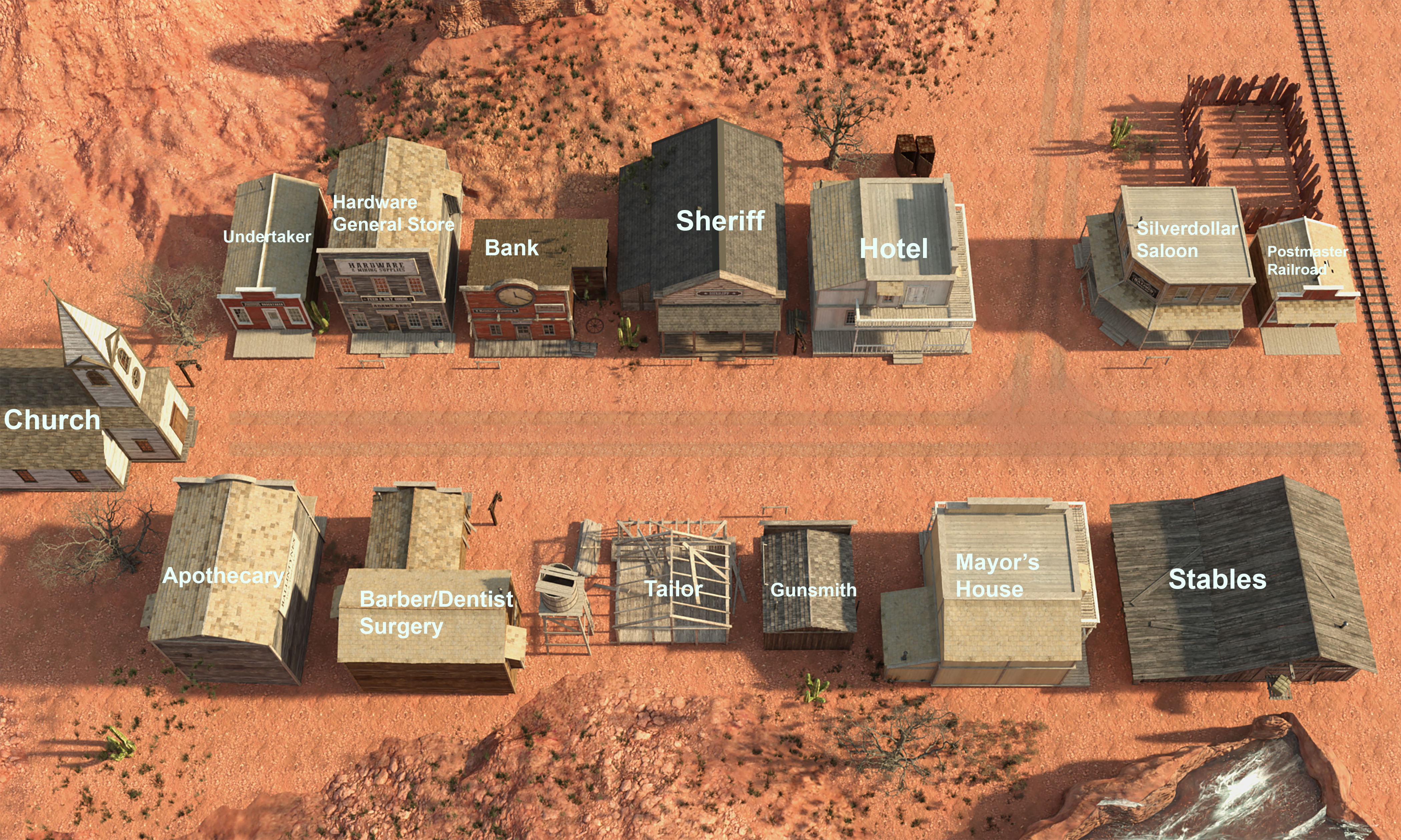 Whiskey Ridge Map